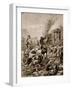 Boadicea's Attack Upon Camulodunum, 60Ad, Illustration from 'The History of the Nation'-Henry Payne-Framed Giclee Print