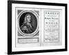 Frontispiece and Titlepage to 'Gulliver's Travels' by Jonathan Swift, 1726-English School-Framed Giclee Print