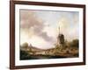 Harvesters in an Extensive Landscape, 1850-Frederik Marianus Kruseman-Framed Giclee Print