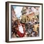 Football in the Streets-McConnell-Framed Giclee Print