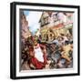 Football in the Streets-McConnell-Framed Giclee Print