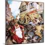 Football in the Streets-McConnell-Mounted Giclee Print