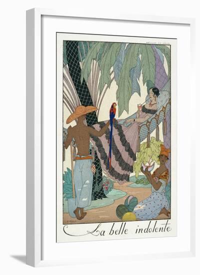 The Idle Beauty-Georges Barbier-Framed Giclee Print