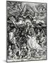 The Coronation of the Virgin and Child, 1518 (Woodcut)-Albrecht Dürer-Mounted Giclee Print