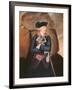 Admiral Richard Howe (Colour Litho)-John Singleton Copley-Framed Giclee Print