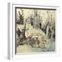 Elves in a Wood, 1908-Arthur Rackham-Framed Giclee Print