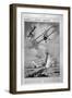 British Planes Bombing and Strafing German Trenches, 1918-Joseph Simpson-Framed Giclee Print