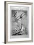 British Planes Bombing and Strafing German Trenches, 1918-Joseph Simpson-Framed Giclee Print