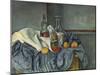 The Peppermint Bottle, 1893-95-Paul Cézanne-Mounted Giclee Print
