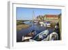 Blakeney Harbour, Hotel and Quayside, Norfolk-null-Framed Giclee Print