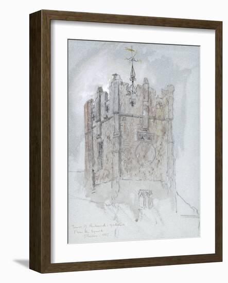 The Tower of Trinity Church, Richmond, 1867-John Ruskin-Framed Giclee Print