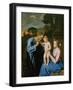 The Holy Family-Giovanni Battista Salvi da Sassoferrato-Framed Giclee Print