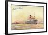 Künstler Oliver, R., Nelson Lines, Steamer-null-Framed Giclee Print