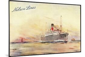 Künstler Oliver, R., Nelson Lines, Steamer-null-Mounted Giclee Print