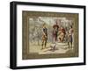Vercingetorix Submitting to Julius Caesar, 52 Bc-null-Framed Giclee Print