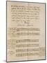 Examples of Polyphonic Music, from the Treatise on Harmonic Consonances, 1717-Benedetto Marcello-Mounted Giclee Print