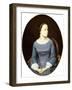 Young Woman in Blue, 1852-Jean Leon Gerome-Framed Giclee Print