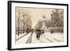 Paris in Winter-Eugene Galien-Laloue-Framed Giclee Print