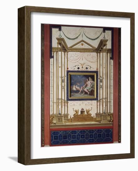 Abduction of Europe and Decorative Friezes with Floral, Architectural and Mythological Motifs-Felice Giani-Framed Giclee Print