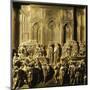 Solomon and the Queen of Sheba, Detail from Stories of the Old Testament-Lorenzo Ghiberti-Mounted Giclee Print