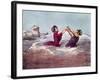 Bathing-Cham-Framed Giclee Print