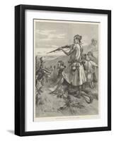 Riff Tribesmen Harassing the Spanish Troops at Melilla-Gabriel Nicolet-Framed Giclee Print