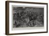 A Boer Cavalry Charge, the Fight at Brakenlaagte-John Charlton-Framed Giclee Print