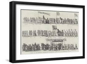 Part of the Funeral Procession of General Monk, Duke of Albemarle, in 1670-null-Framed Giclee Print