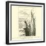 View Near the North End of the Gorge, Bella, after the Neapolitan Earthquake, 1857-null-Framed Giclee Print