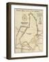 Map of Cesena, Italy-null-Framed Giclee Print