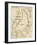 Map of Cesena, Italy-null-Framed Giclee Print