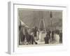 The Duke of Edinburgh Laying the Foundation-Stone of the New Opera House on the Thames Embankment-null-Framed Giclee Print