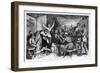 The Sunny South - a Revival Meeting - a Seeker 'Getting Religion', Pub. 1873-William Ludlow Sheppard-Framed Giclee Print