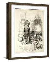 A General Blow Up - Dead Asses Kicking a Live Lion, 1874-Thomas Nast-Framed Giclee Print