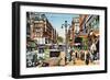 Postcard of La Canebière, Marseille, 1937-null-Framed Giclee Print