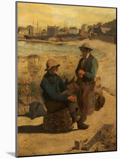 Old Salts, Whitby, North Yorkshire, 1879-John Herbert Evelyn Partington-Mounted Giclee Print