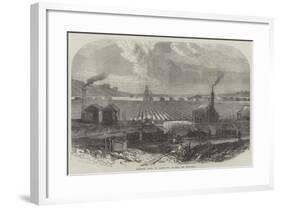 Admiralty Works, St Mary's Isle, Chatham, the Brick-Field-null-Framed Giclee Print