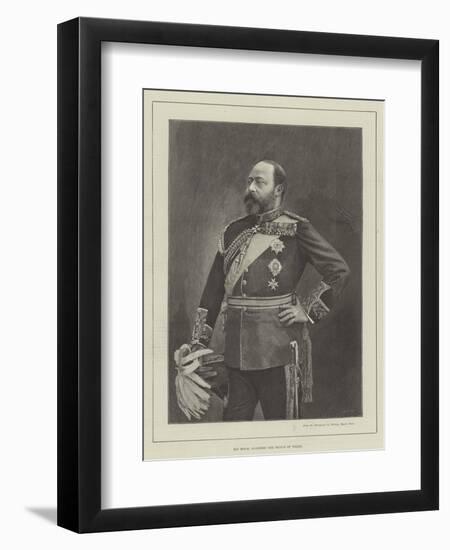 His Royal Highness the Prince of Wales-null-Framed Giclee Print