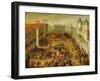 Tournament in Piazza Castello in Honour of the Wedding of Victor Amadeus I and Christine of France-Antonio Tempesta-Framed Giclee Print