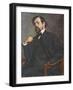 Portrait of Claude Debussy-Jacques-emile Blanche-Framed Giclee Print