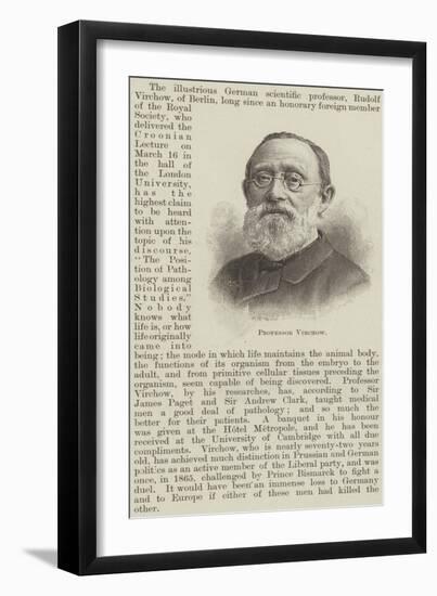 Professor Virchow-null-Framed Giclee Print