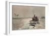 Bass Fishing - Florida, 1890-Winslow Homer-Framed Giclee Print