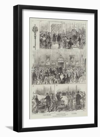 The Prince of Wales at Birmingham-null-Framed Giclee Print