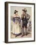 Local Costumes of Bavaria, 1870-null-Framed Giclee Print