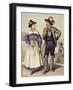 Local Costumes of Bavaria, 1870-null-Framed Giclee Print