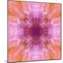 Pink and orange abstract.-Jaynes Gallery-Mounted Photographic Print