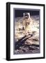 Apollo 11: Man on the Moon-null-Framed Art Print