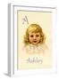 A for Ashley-Ida Waugh-Framed Art Print