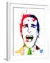 American Psycho Watercolor-Lora Feldman-Framed Art Print