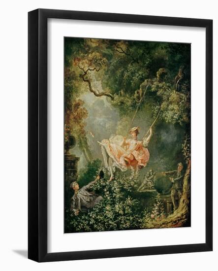 The Swing-Jean-Honoré Fragonard-Framed Giclee Print